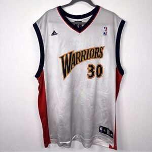 Rare Stephen Curry Golden State Warriors Adidas Rookie Year Jersey XL 2009 Y2K